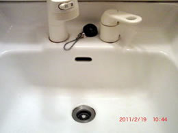 清掃事例：浴室のカビ汚れ1