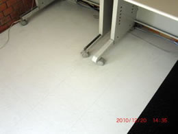 床の剥離洗浄ワックス作業4