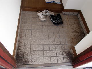 1清掃実例：家の顔である玄関周りの清掃